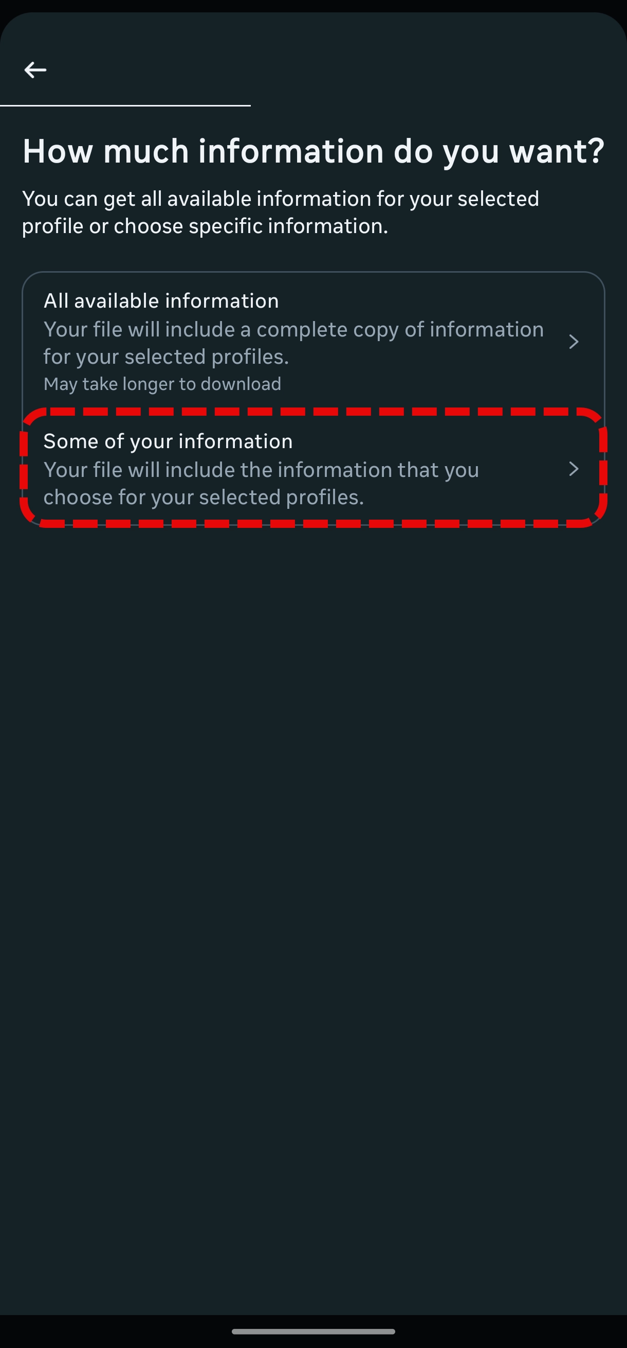 Instagram account some information